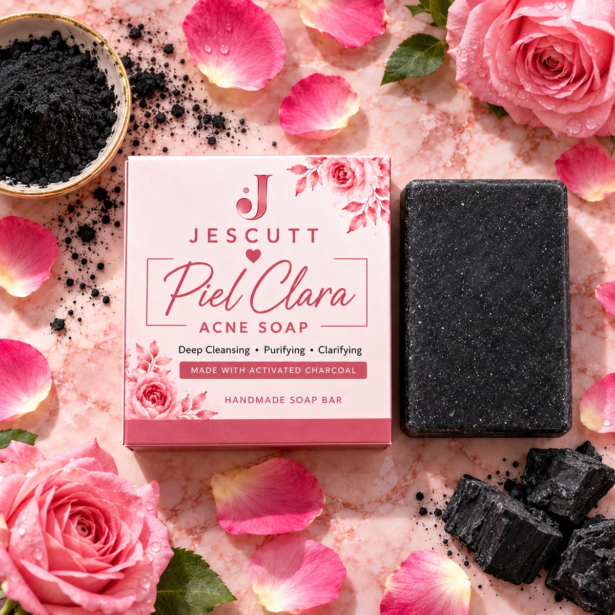 The ingredients in JESCUTT Piel Clara Acne Soap