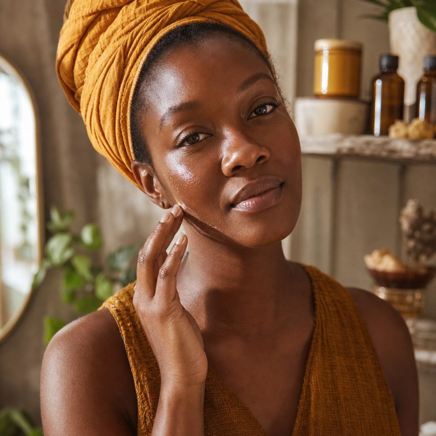 Customer result — glowing skin